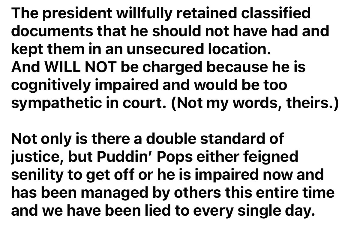heysaltylady's tweet image. Either way we are ruled by the corrupt. 

📦📄🚨 No way this was a shock to the administration. This too is a calculated move and I believe we will know the true Democratic nominee shortly. 

It’s a win win for those willing to cheat to avoid losing.
#classified #hurreport