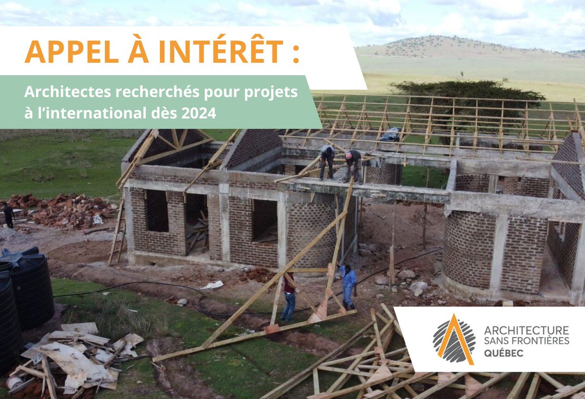 Architecture Sans Frontières Québec tweet media