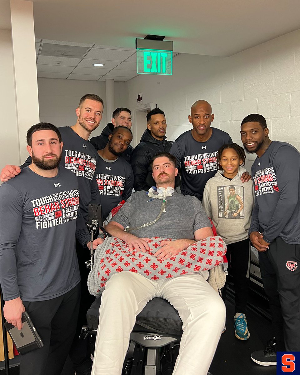 Cuse_MBB's tweet photo. We are proud to support Coach Pat Behan in his battle with ALS. To learn more about Pat's story and how you can support, please visit https://t.co/ZVrT6QOMSr.
#PunchBack4Pat https://t.co/N9IOLEOzoT