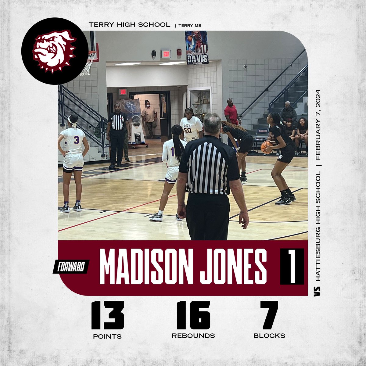 im_madisonjones's tweet photo. Another double double but it’s some work still left on the table. See you Friday😎🙌🏽. #Gobulldogs | @TSHLadyLions @TerryHighBBGs @CoachTReed @CoachPippen @CoachPitt_ @YolishaJ https://t.co/xqexiuUblV
