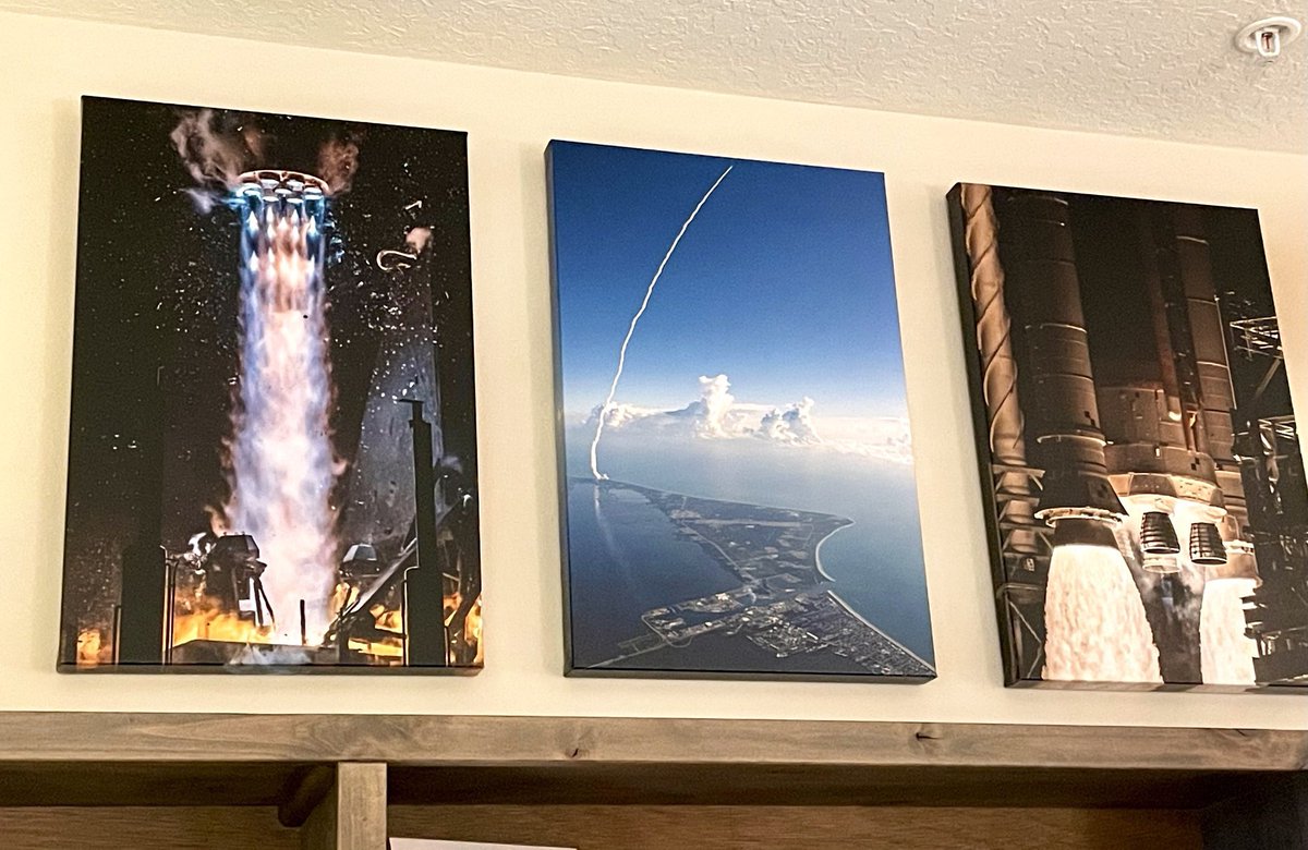 I greatly expanded my print offerings for paper, metal, and canvas photos! Sizes now go up to 40”x60”, with more unique wide and square aspect ratios available. Order your own prints from over 260 launches of SpaceX, NASA, ULA, and other rockets → johnkrausphotos.com