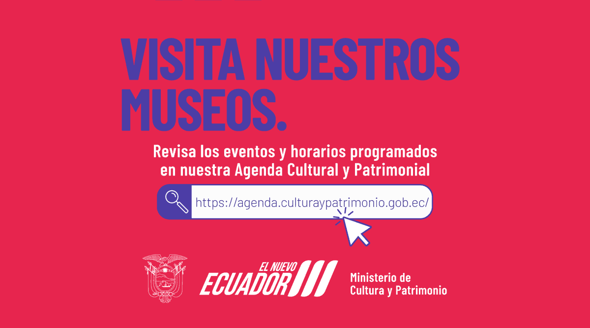 📌 Conoce la riqueza cultural del 🇪🇨 en nuestros museos, donde cada pieza prehispánica cuenta una historia.

Ingresa en la #AgendaCulturalYPatrimonial para informarte sobre nuestras actividades. 

 👉 bit.ly/3vDSCmw

#ElNuevoEcuador