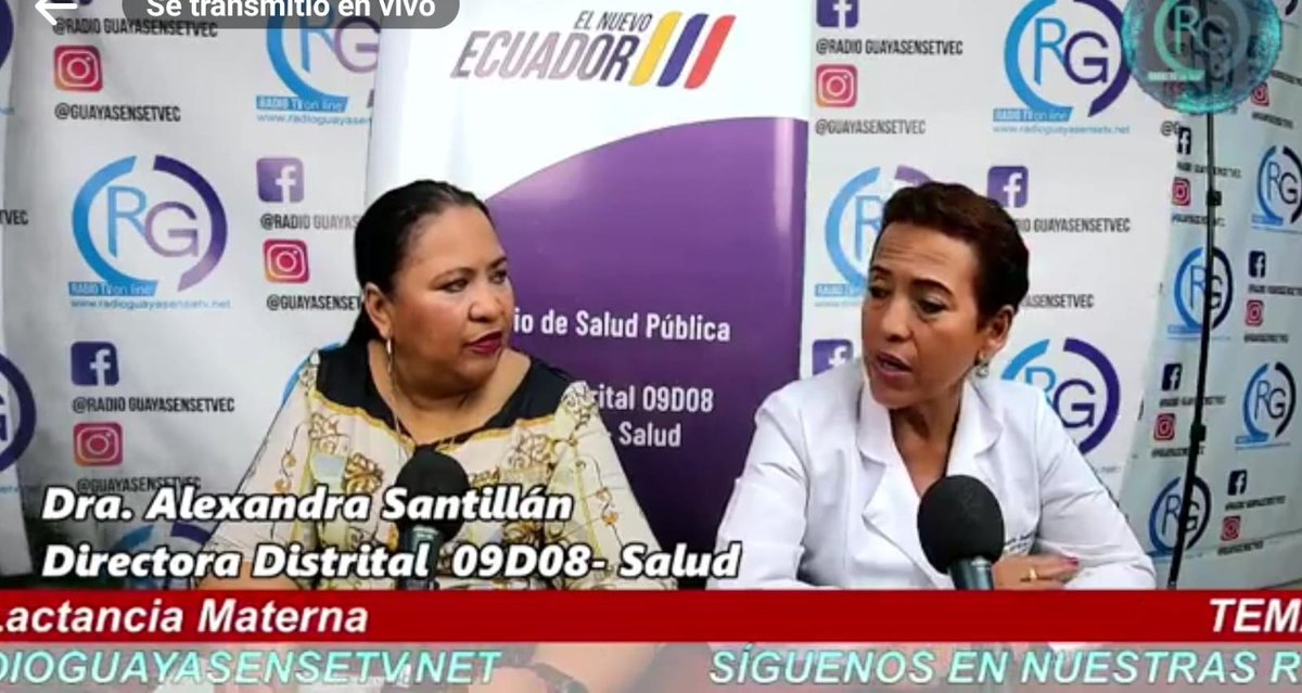 Salud_Guayas's tweet photo. La lactancia materna es el mejor regalo que una madre puede dar a su bebé👩‍🍼, es el inicio de una vida saludable.

La directora del Distrito #09D08, @DraAleSantillan, informó a través de @teleramaecuador📺 y #RadioGuayasense 📻.

#ElNuevoEcuador https://t.co/7WCshBWrBM