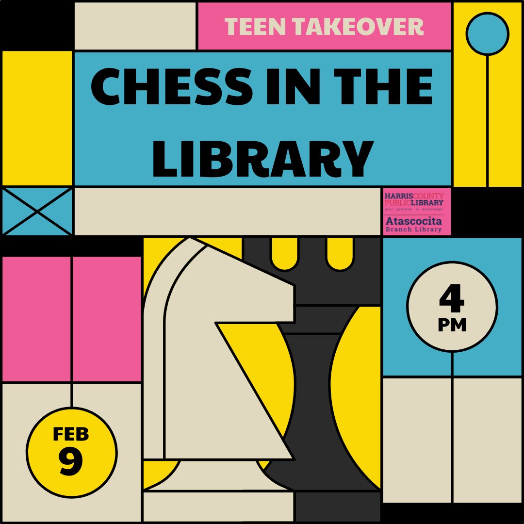 Friday, hang out in the Teen Zone and play chess!