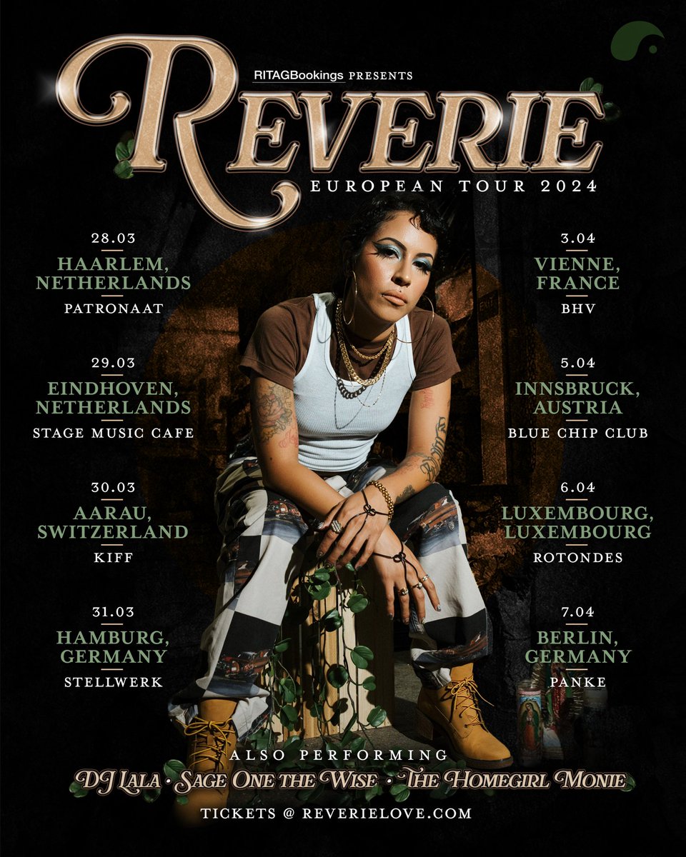 satori mob. think deeper. (@reverielove) on Twitter photo #EUROPEANTOUR time!!
6 countries! 8 cities!
Switzerland๐จ๐ญ
Netherlands๐ณ๐ฑ
Austria๐ฆ๐น
France๐ซ๐ท
Luxembourg๐ฑ๐บ
Germany๐ฉ๐ช
Thx <a href="/ritagbookings/">ritagbookings</a> for organizing my tour! Get ur ๐๏ธ on ReverieLove.com Iโm bringing <a href="/DJLALAofficial/">DJ LALA</a> <a href="/sageonethewise/">Sage One The Wise</a> <a href="/HomegirlMonie/">The Prodigal Daughter</a> to rock with me! #EUROPEANTOUR time!!
6 countries! 8 cities!
Switzerland๐จ๐ญ
Netherlands๐ณ๐ฑ
Austria๐ฆ๐น
France๐ซ๐ท
Luxembourg๐ฑ๐บ
Germany๐ฉ๐ช
Thx <a href="/ritagbookings/">ritagbookings</a> for organizing my tour! Get ur ๐๏ธ on ReverieLove.com Iโm bringing <a href="/DJLALAofficial/">DJ LALA</a> <a href="/sageonethewise/">Sage One The Wise</a> <a href="/HomegirlMonie/">The Prodigal Daughter</a> to rock with me!