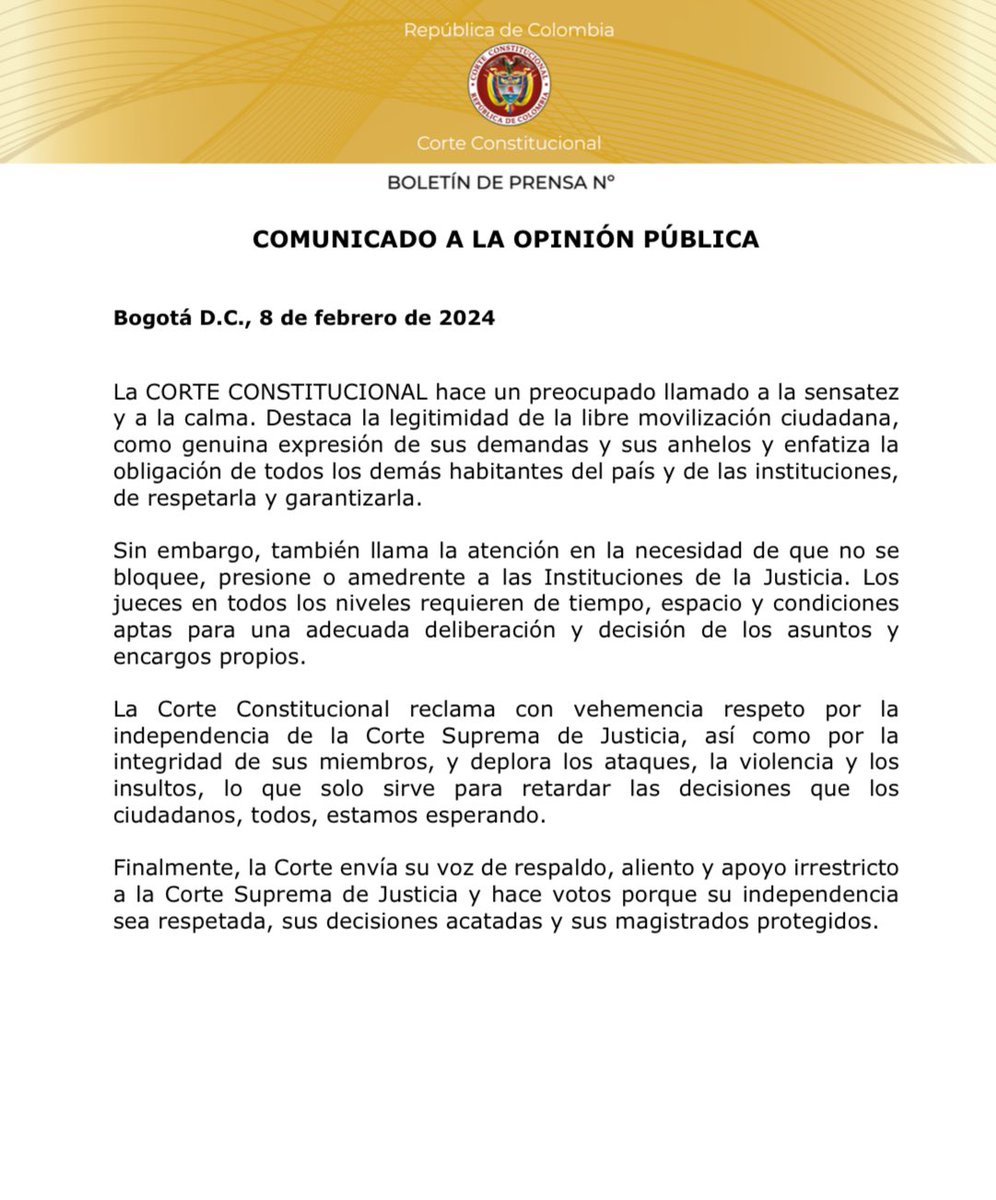 CConstitucional's tweet photo. COMUNICADO A LA OPINIÓN PÚBLICA https://t.co/ACGP3nRDAv