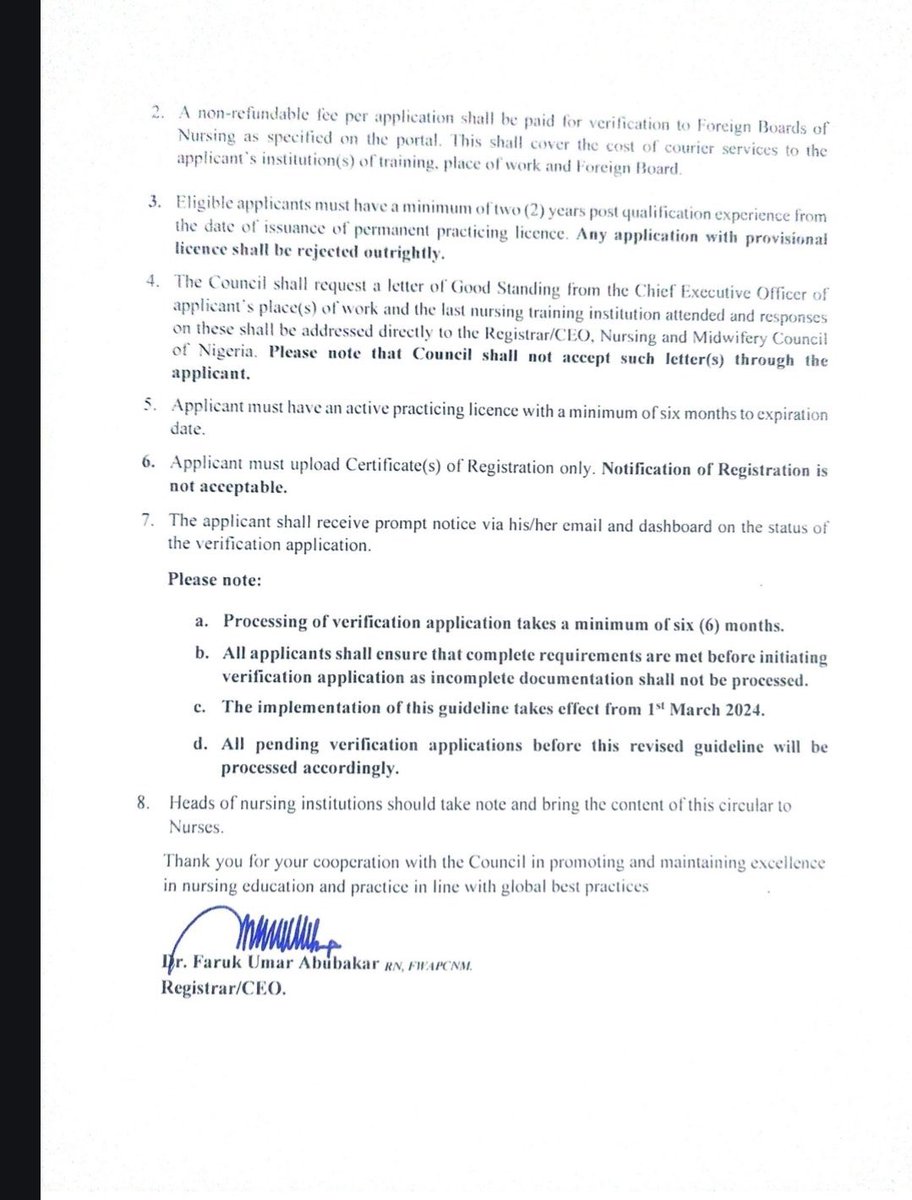 Nrs_Kethz's tweet photo. Although I have been on media break for close to a year now, I've monitored closely the recent events around the Nigerian #Nursingverification. I was on call to the @Nigeria_NMC  registrar 3 days ago to gain insights on why exactly the verification was placed on hold.

#Thread https://t.co/rSrlKKT1po
