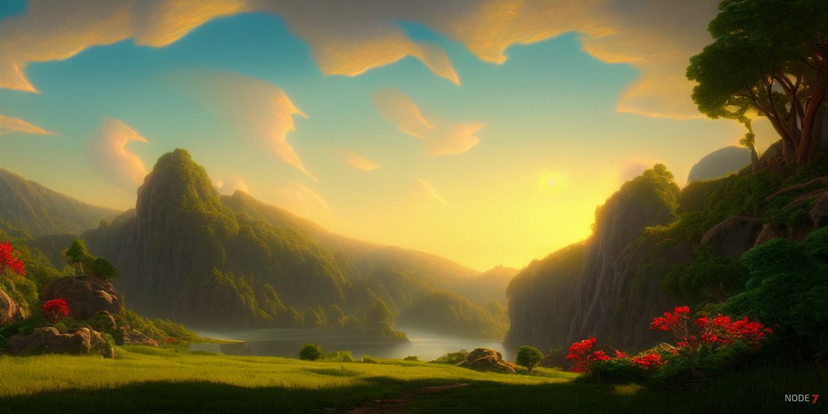 node7_ai's tweet photo. Serene Lake 🌹

#serene #lake #landscape #ailandscape #rococo #painting #digitalpainting #art #aiart #AIArtCommuity #stablediffusion #aiartwork #digitalart #nature #airococopainting #rococorevival #technology #ArtificialInteligence https://t.co/M2jCmTGJlt