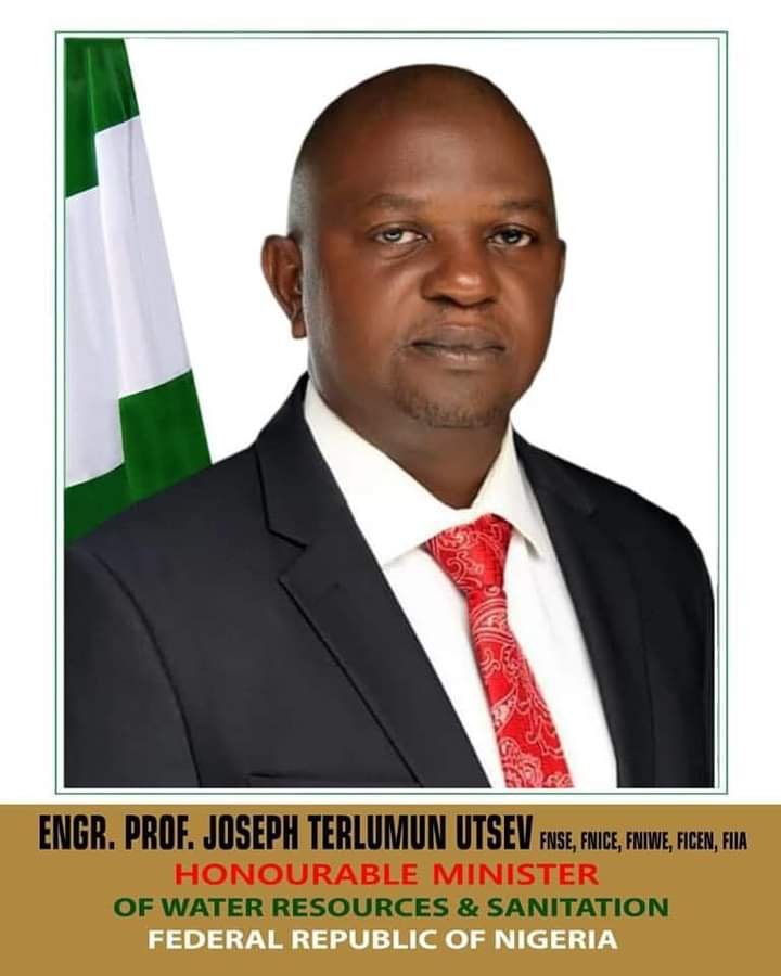 The Honourable Minister of Water Resources and Sanitation, Engr. Prof. Joseph Terlumun Utsev, FNSE, and the Honourable Minister of State for Water Resources, Rt. Hon. Bello Muhammad Goronyo Esq., cordially invite Distinguished Guests and Stakeholders to the