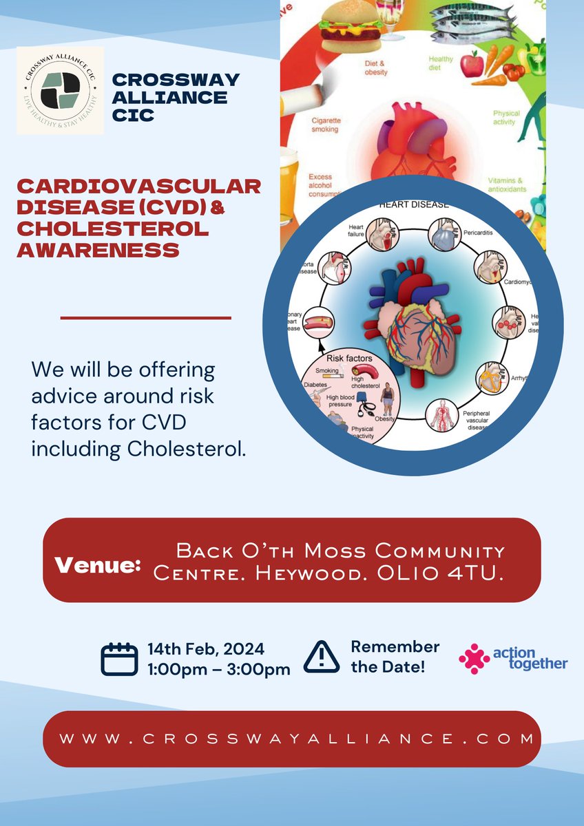 QalycomHealth's tweet photo. Valentine's Day is a perfect day to get your heart checked for Free! On Valentine's Day, you can drop into the venue in #Heywood for blood pressure checks and get heart health advice all for free. @WeActTogether https://t.co/2CIx0mdEFa