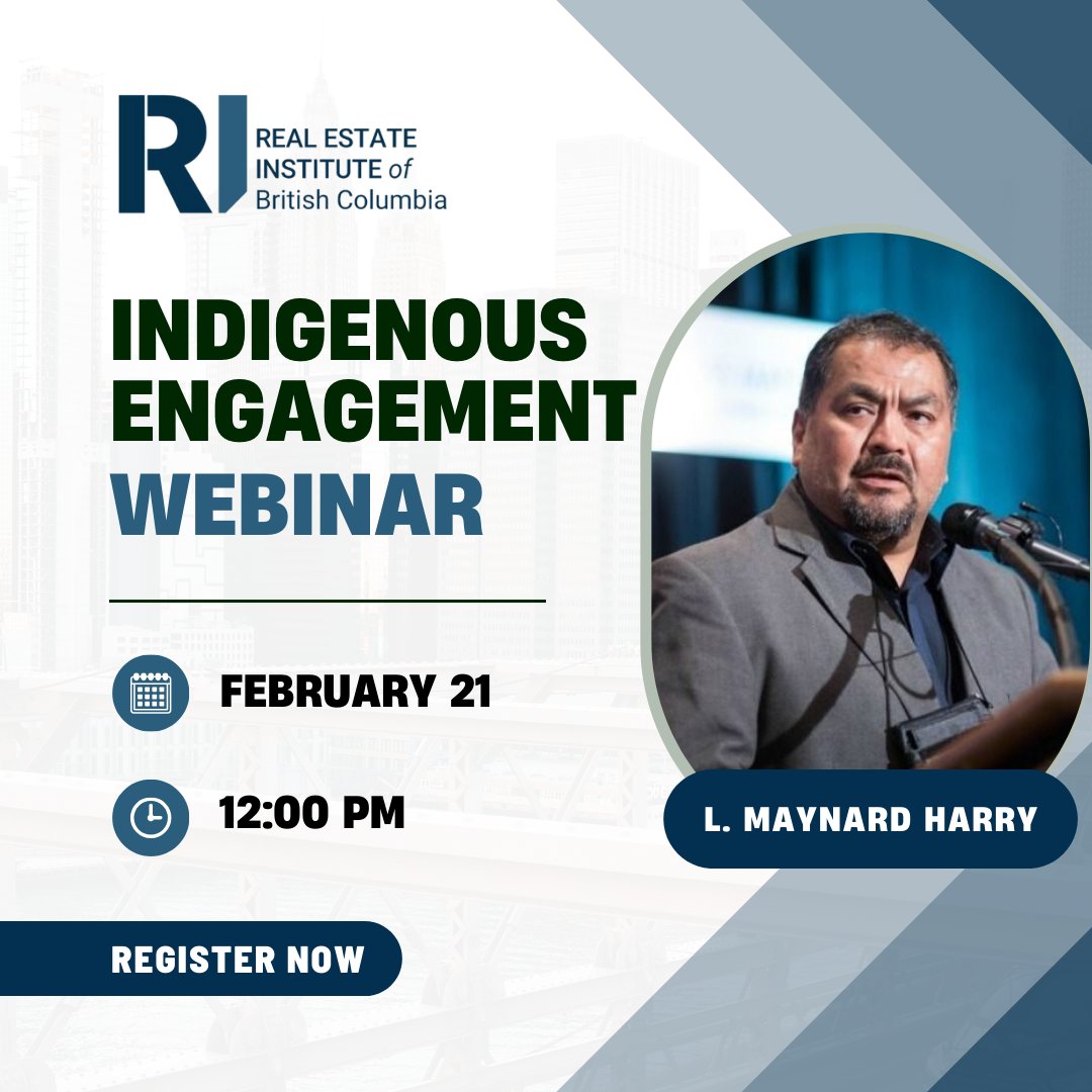 THE_REIBC's tweet photo. Join us on February 21 for an enlightening Indigenous engagement lunch and learn session with L. Maynard Harry and Ace Harry. Explore pressing questions on colonial impacts, reconciliation, decolonization, and more. Register now to gain valuable insights: https://t.co/Jfb2SnEjuf https://t.co/Kjc5kg5rvc
