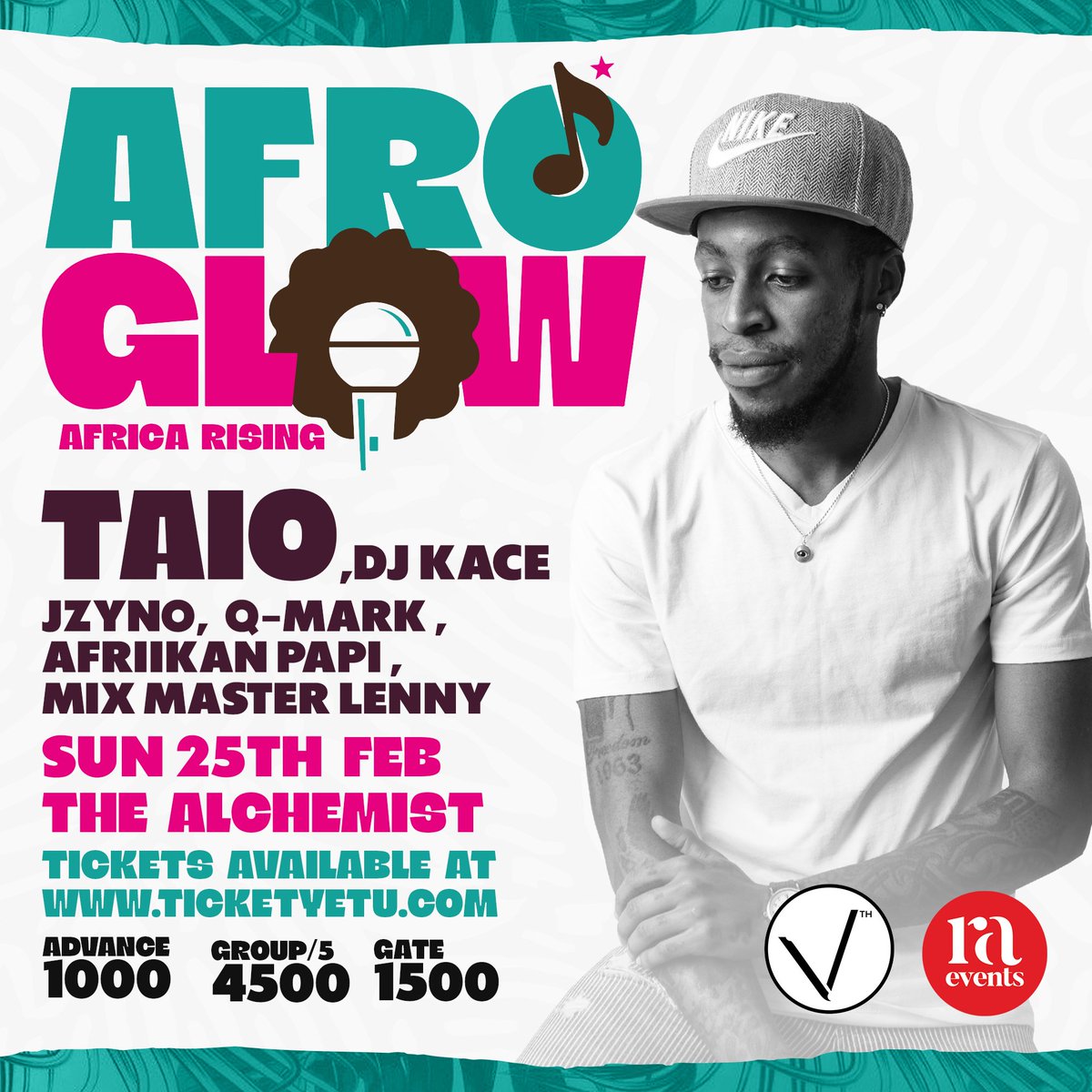 HomeboyzRadio's tweet photo. Wagwan kama hujapata form ya Sunday, @afroglowkenya gat you👇it will ensure that you get the best weekend vibe,, plan your weekend early enough by buying your ticket via the link below👇  @Taio @ticketyetu @afroglowkenya 
https://t.co/c5usWTsnBL  #AfroGlowKe 
#RadioAfricaEvents https://t.co/aX6FqR5H5L