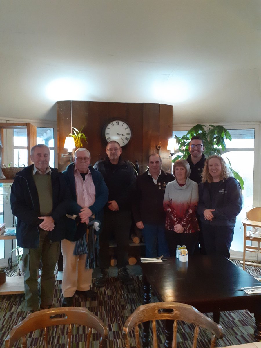 A fantastic day spent on the #IOW with my colleague <a href="/Trowelboy123/">Will Reid</a> meeting our <a href="/CWGC/">Commonwealth War Graves</a> volunteers, who do amazing work on the Island. We have a great group here, just 8 of them, who care for 400+ war graves and give talks and guided tours. What a brilliant bunch!