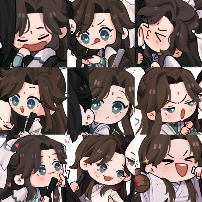 I love to draw SQX's expressions  