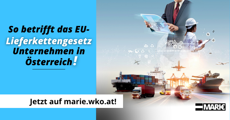 Lieferkettengesetz: Was ist es? Wen betrifft es? Und was kommt da womöglich auf KMU zu? Wir klären auf 👉 marie.wko.at/unternehmertum… #MARIEmehrwert