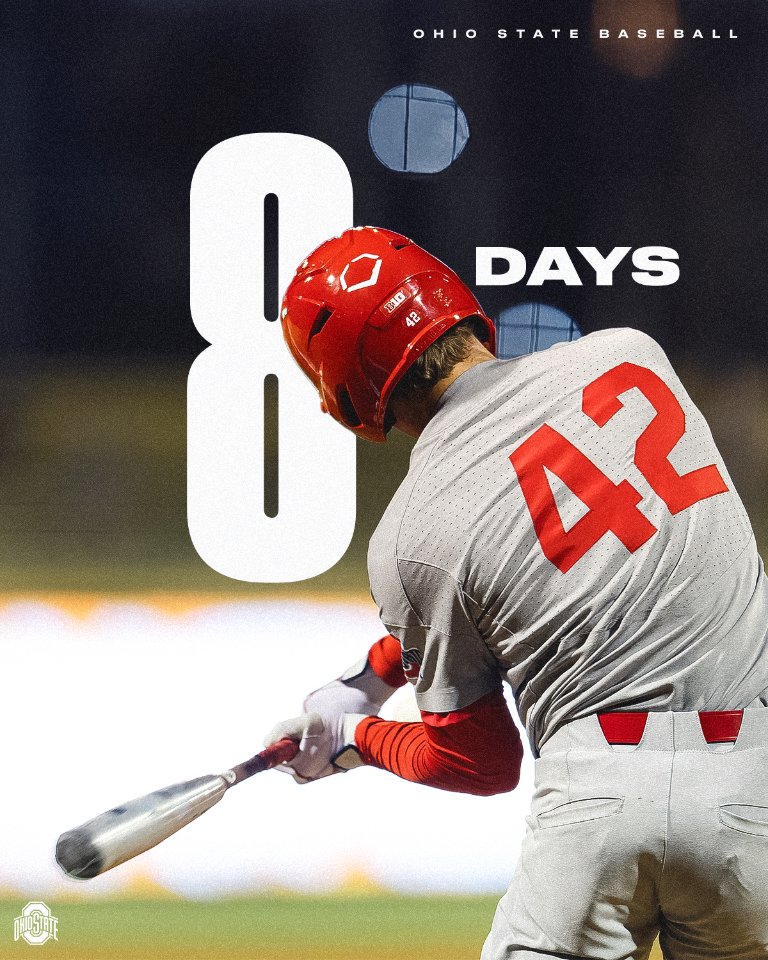 8⃣ days until we're playing ball in AZ 🏜️

#GoBucks