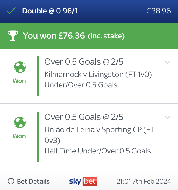 oj_tipsters's tweet photo. Recap on yesterdays inplay hitrate: ✅❌✅✅✅✅❌✅✅✅✅

Finished a £10 > £100 challenge

£5 challenge currently up to £25 (still rolling though it today)

Join our FREE telegram channel to get involved: https://t.co/JhQC5zJ8Lu 

#footballtips #bettingtips #challengebet https://t.co/f8aE5mLX1q