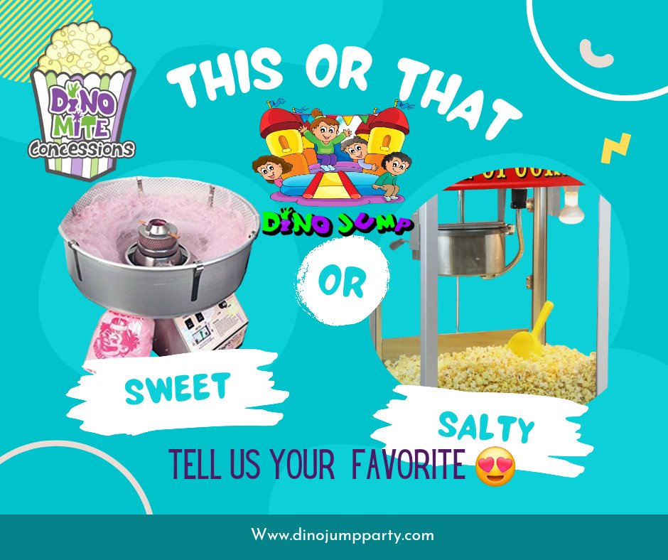 If Your Taste Buds Have a Choice Who Wins? 😋 Sweet Or Salty 🧂? Let Us Know! #birthdayparty #birthday #crystallake #smallbusiness #inflatablebouncehouse #rentals #carpentersville #foxlakeillinois #bouncehouserental