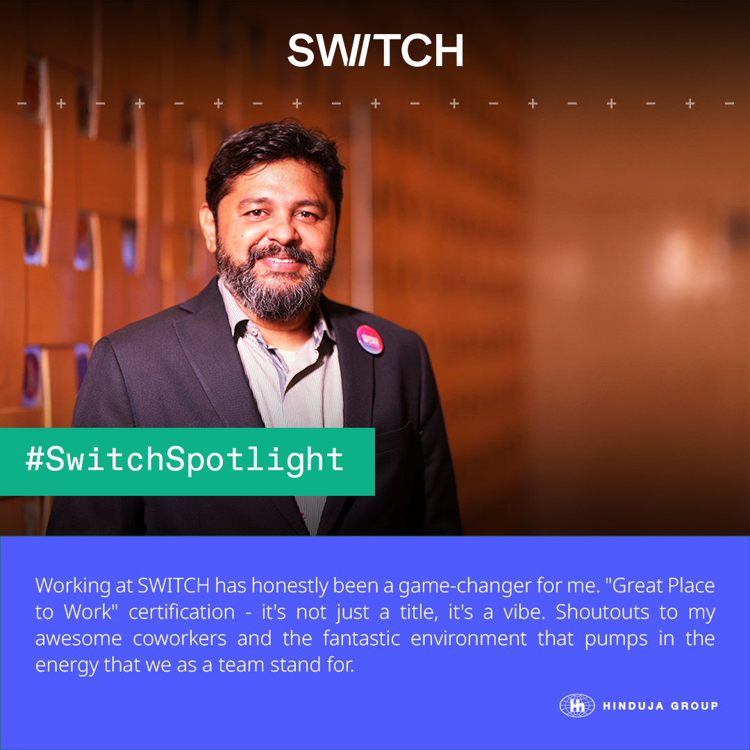 switchmobilitye's tweet photo. This month, the #switchspotlight in on Mr. Arun Kumar. He shares his best work life experience at Great Place to Work certified SWITCH.

#SwitchMobility #MoveBetter #MoveBetterWithSwitch #EV #EVBus #Technology #ElectricVehicle #EVMobility #sustainabilitygoals https://t.co/tAuCAbVTty