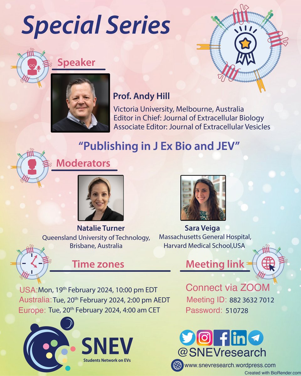 Next week! This February 20th, join us to hear an informative talk featuring @hillandy, the E-I-C of J Ex Bio and Assoc. Editor of JEV. He will take us through the differences between the two, and give insight to what editors are looking for! TimeZone: notime.zone/Nq8Mn9AKXNQuf