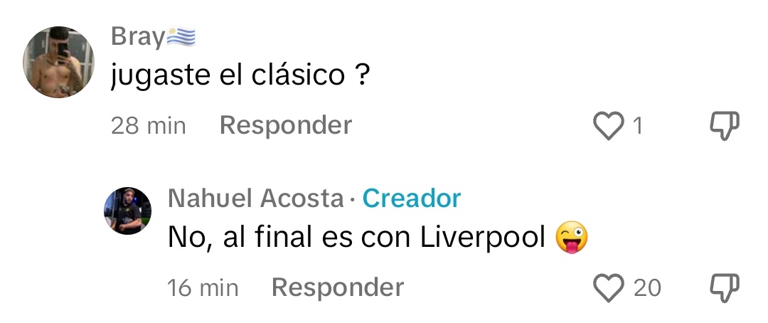 No bueno, como te quiero Nahuel.