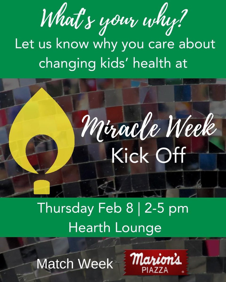 Join us today at 2 pm to experience a small taste of what Raiderthon is all about! Share why you care about @daytonchildrens, learn more about the hospital's programs, dance to great music, and participate in a variety of challenges. We can't wait to see you soon!

#KidsCantWait