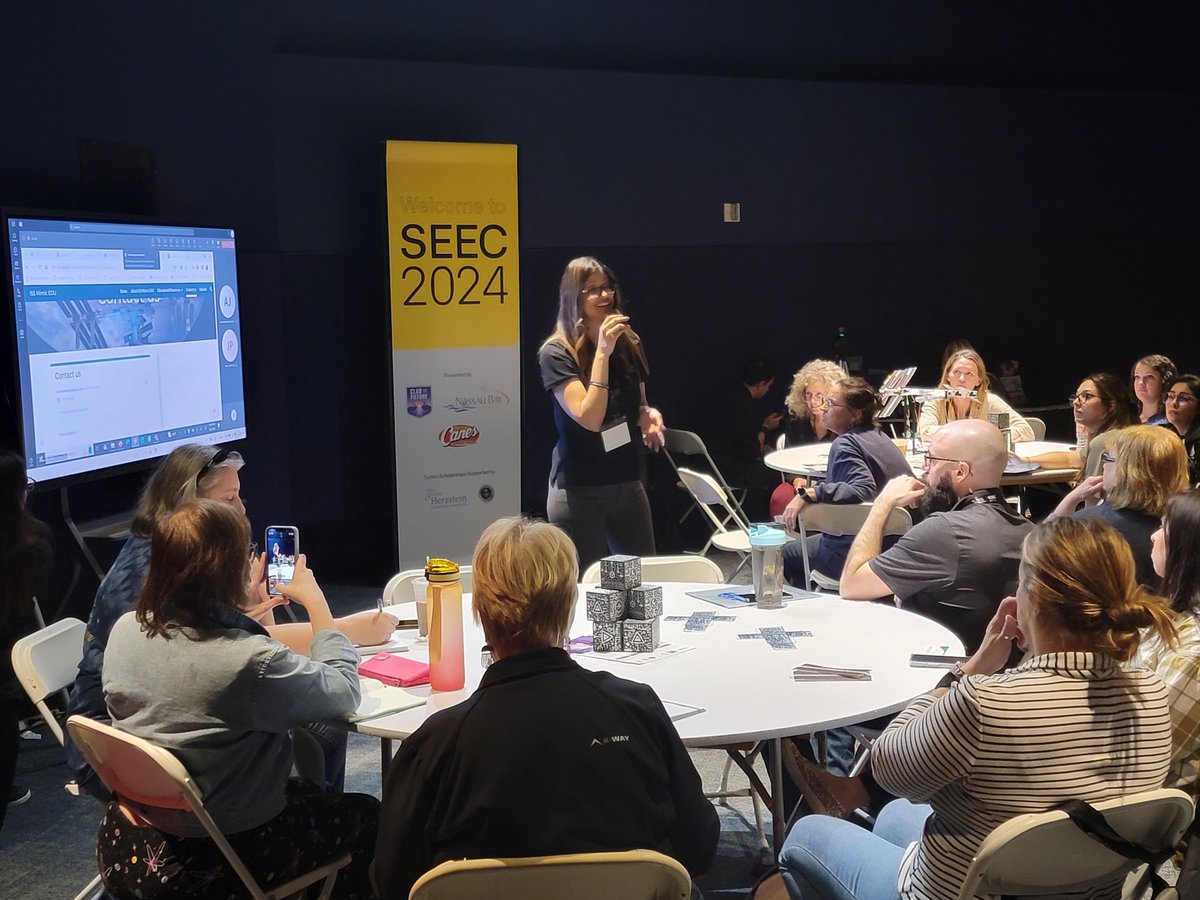 ISS_Mimic's tweet image. ISS Mimic session at #SEEC2024 has begun! But don&apos;t worry if you didn&apos;t sign up - we will be in the Food Lab afterwards for the rest of the day so you can come learn about ISS Mimic! #STEM #RaspPi #Arduino #Space #ISS