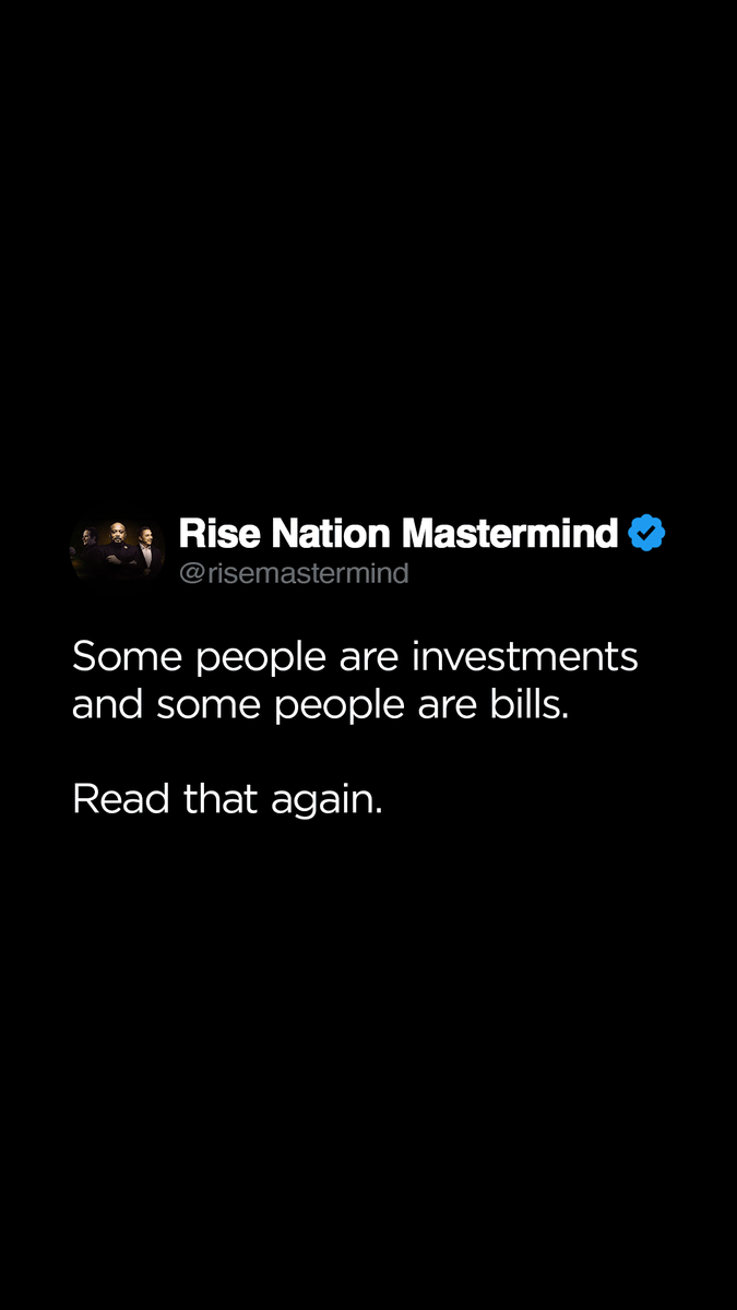 risemastermind's tweet photo. Chose your circle wisely ✍️ #risenationmastermind https://t.co/KYSlIPmwXG