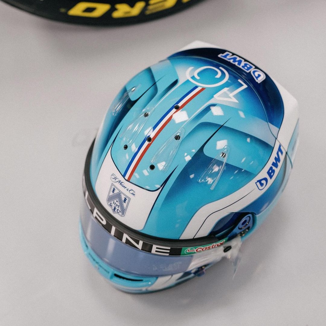 📸 Le casque de Pierre Gasly pour la saison 2024 avec Alpine ! 🇫🇷

Vous aimez ? 👀

(📱 via Insta' <a href="/PierreGASLY/">PIERRE GASLY 🇫🇷</a> / #F1)