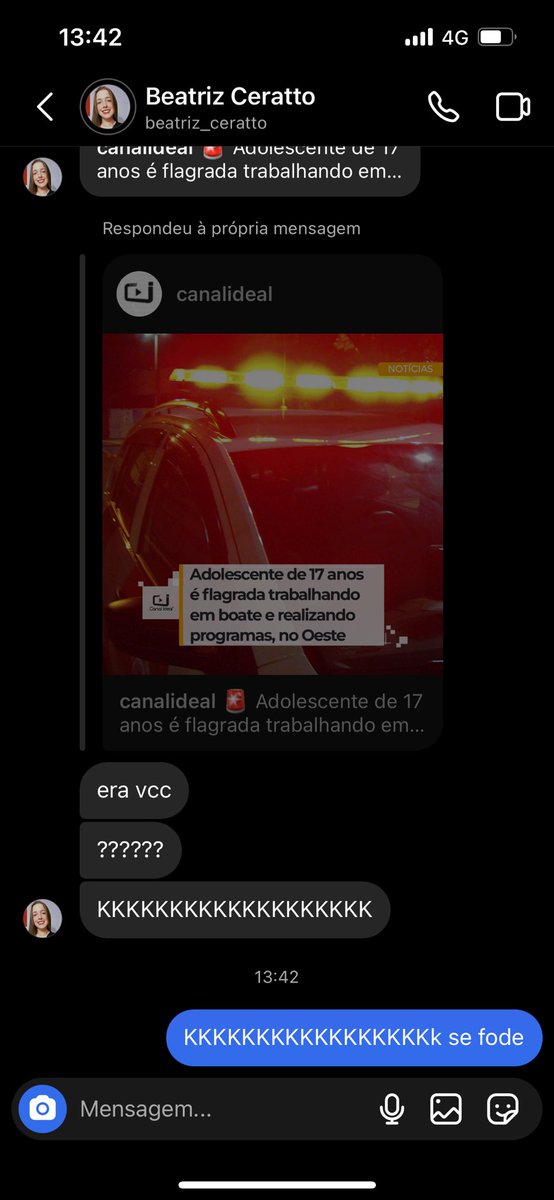 biaaah__c's tweet photo. beatriz passou dos limites @Bia_Ceratto https://t.co/GRHZlMVa3X