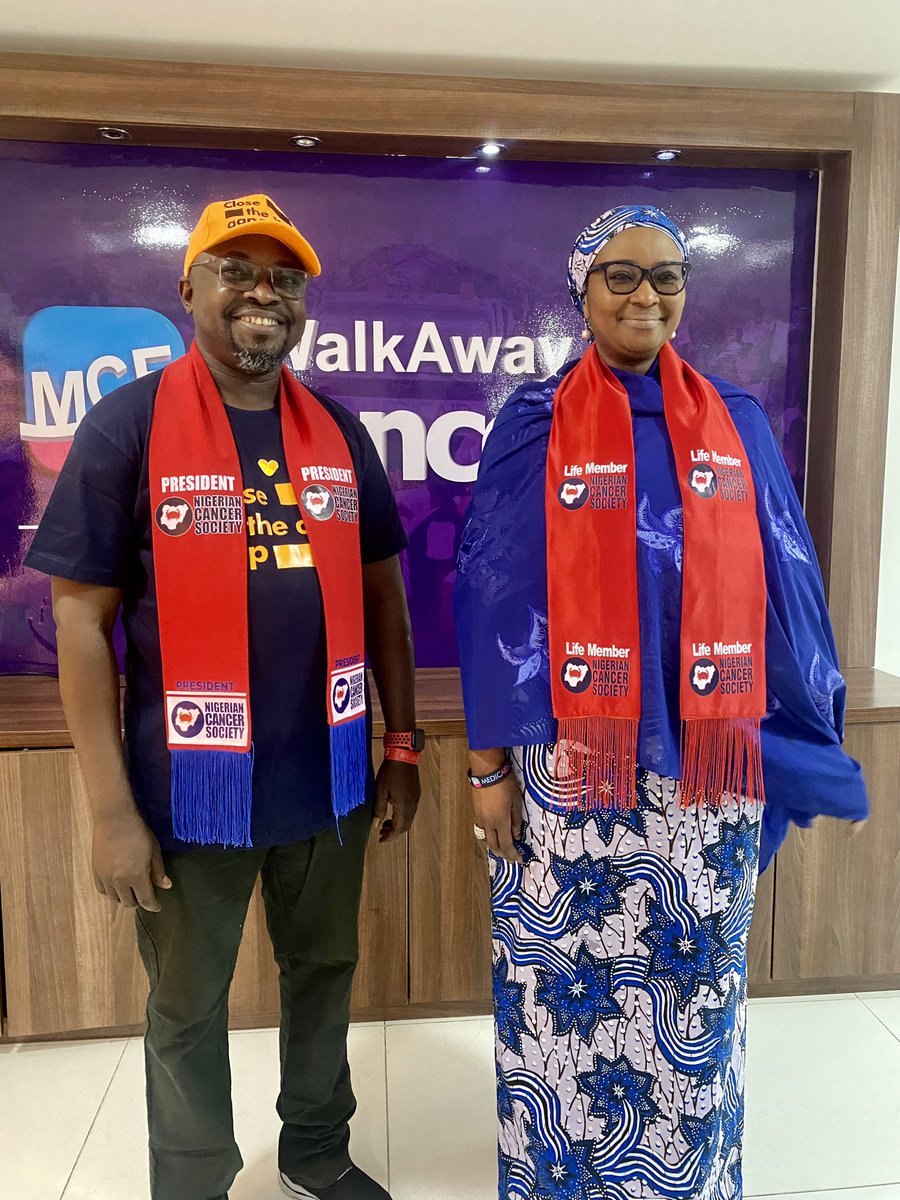 MedicaidcfP's tweet photo. A heartfelt congratulations to our inspiring CEO, Dr. Zainab Shinkafi Bagudu, on receiving a prestigious Life Membership from the Nigerian Cancer Society @NigCancer_NCS ! 🏅 

Your unwavering dedication to the fight against cancer has made a lasting impact, and this honor is truly well-deserved. Your leadership continues to inspire us all. 

Here's to making strides in the battle against cancer! 🎗️ 

#Congratulations #LifeMembership #CancerAwareness #medicaidcancerfoundation