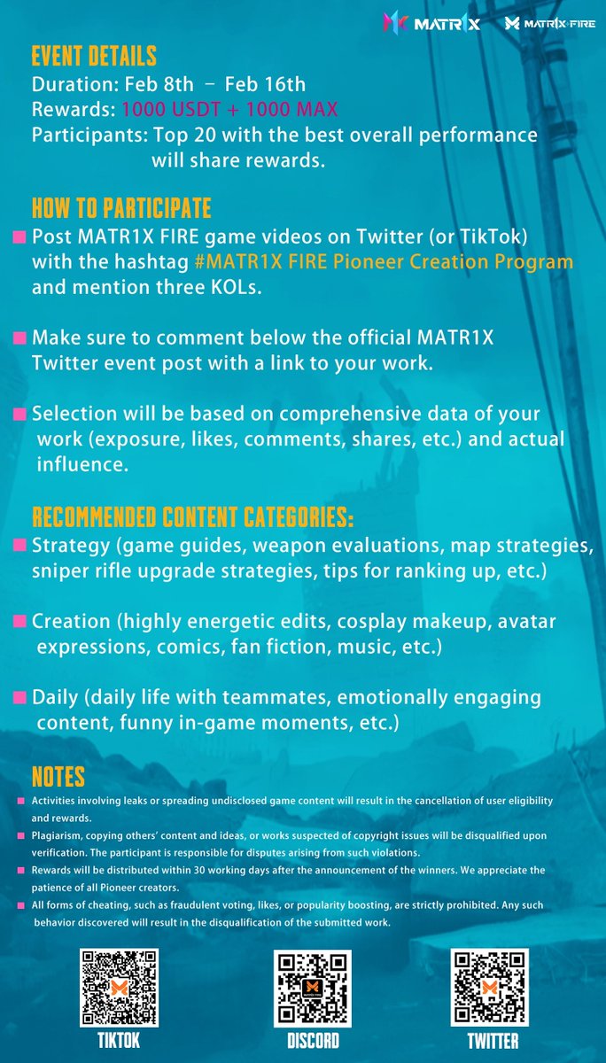 MATR1X FIRE tweet media