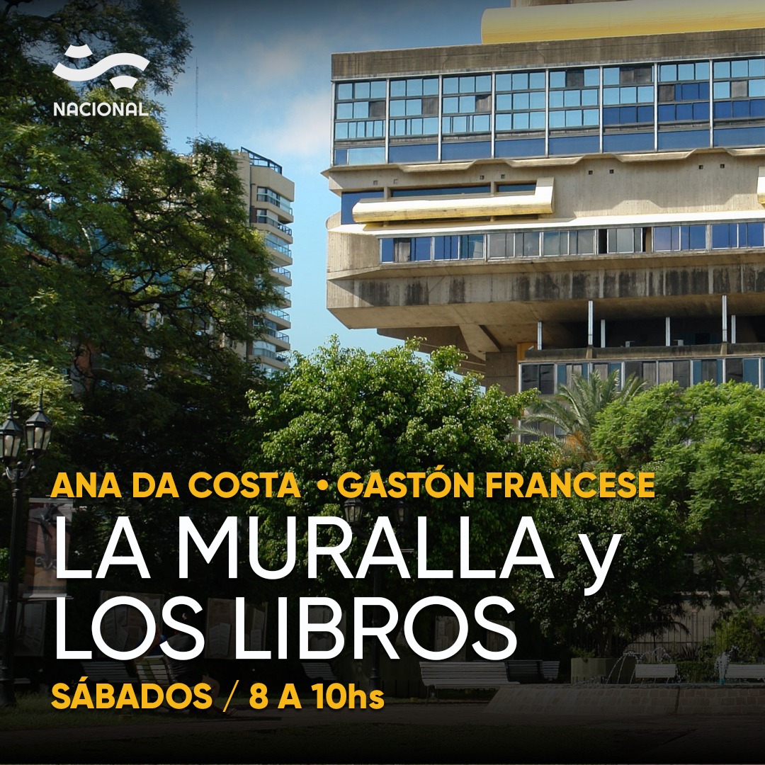Este sábado en La muralla y los libros: 
👉 Mariano Pomade nos habla sobre los servicios de las salas de lectura. 
👉 Elena Anníbali recita parte de su obra poética.
👉 Salomé Esper presenta su novela "La segunda venida de Hilda Bustamante".

De 8 a 10 hs por @nacionalam870.
