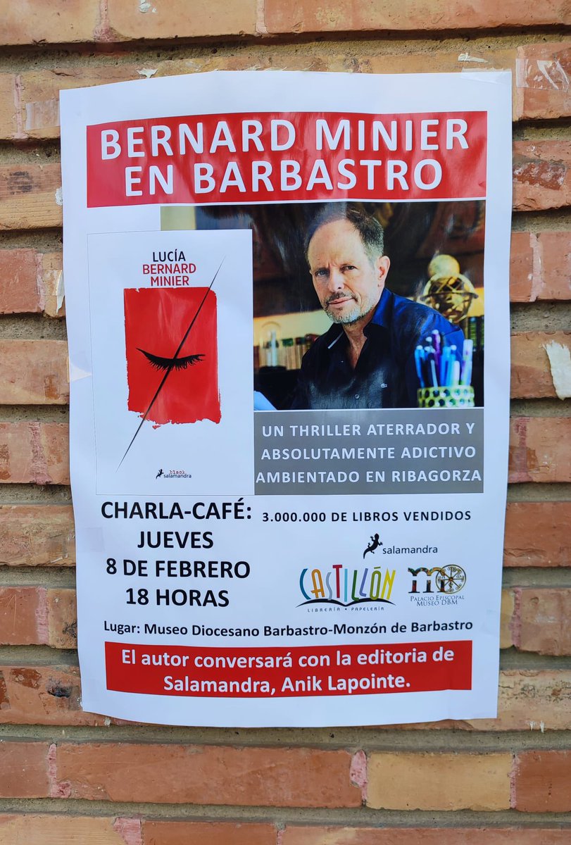 En menos de media hora estaré en <a href="/museodbm/">MUSEO DIOCESANO BM</a> de #barbastro presentando “El valle” y “Lucia” junto al filólogo y profesor Borja García Valiente. Nos vemos!