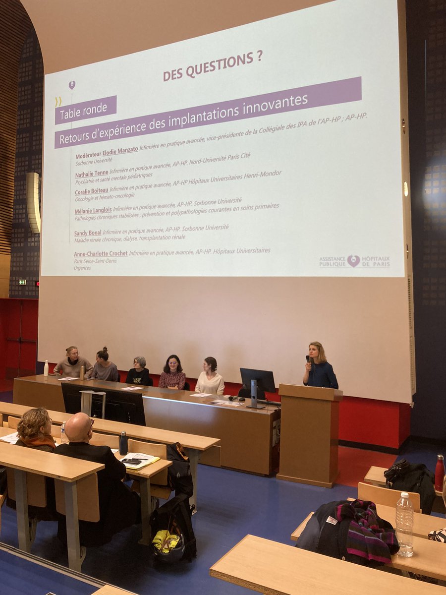 Fin de cette Journée des IPA organisée par l’APHP !
Merci à la collégiale IPA ainsi qu’aux intervenant·es pour la qualité des présentations, à la hauteur des enjeux de santé auxquels nous avons à faire face.

#IPA #PratiqueAvancée #APHP #IDE
