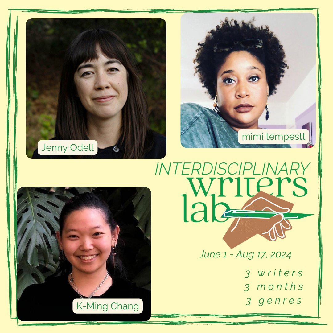 IWL 2024 submissions are now open. Our three month multi-genre master class focused on BIPOC writers is back! This year's instructors are @the_jennitaur, @MimiTempestt, and K-Ming Chang! Visit kearnystreet.org/iwl for more info!