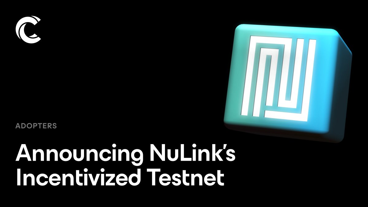CoinList's tweet photo. NEW: NuLink x CoinList 🛠️

@NuLink_ is offering 5,000,000 $NLK (~0.5% of total supply) to validators and early adopters who help battle-test their network in Phases 2 + 3 of the Horus 2.0 Incentivized Testnet.

Join 👉https://t.co/6FctIbyuhG

*Not available in US &amp; CA https://t.co/PWRmmJSDOf