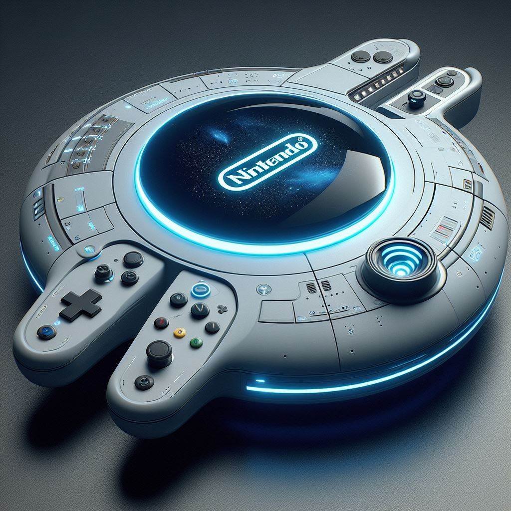 TheRealONBs's tweet photo. #bingaiimagecreator just showed us what the next Nintendo console could look like

#NintendoSwitch #NintendoSwitch2 https://t.co/GtDj3XaBCH