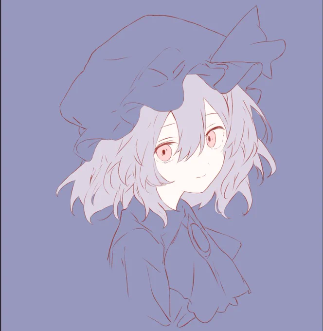 あ、色を塗り始めると楽しくなっちゃいます('・ω・`)きっとレミリアになります 