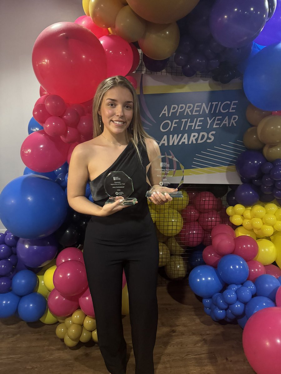 Wow, what a way to end National Apprentice Week!

Our very own Amy Underwood has surpassed expectations and scooped not one, but two awards at the annual West Suffolk College Apprenticeship Awards 2024 held in Bury St Edmunds this week. 🎉 <a href="/WestSuffolk/">West Suffolk College 🏳️‍🌈</a> #Apprenticeship #NAW2024