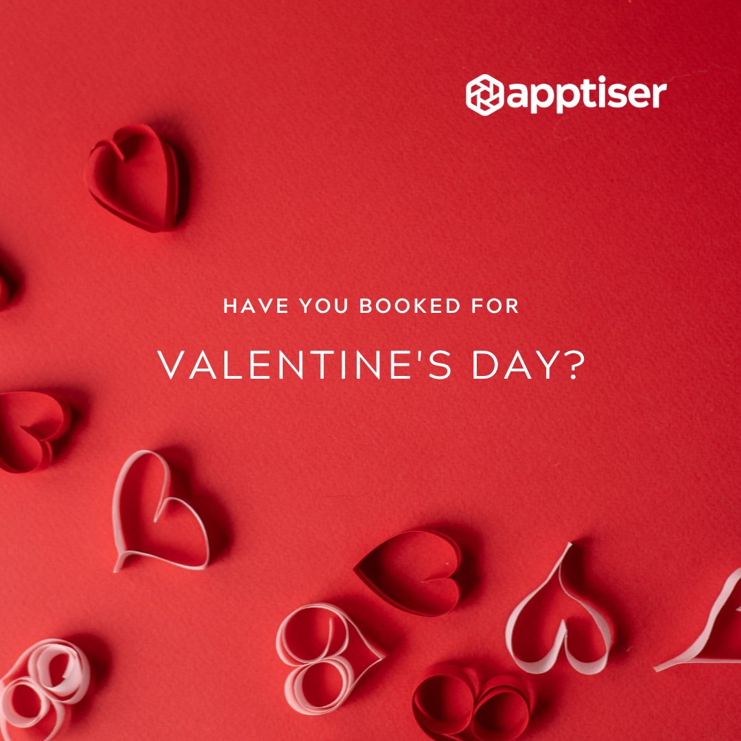 Valentine's day can be one of the busiest days of the year! Have you got your bookings in?!

With an apptiser website you can get bookings straight from your site to your tables 😍

Join today! apptiser.io

#valentines #vday #bemyvalentine❤️ #hospitality #website