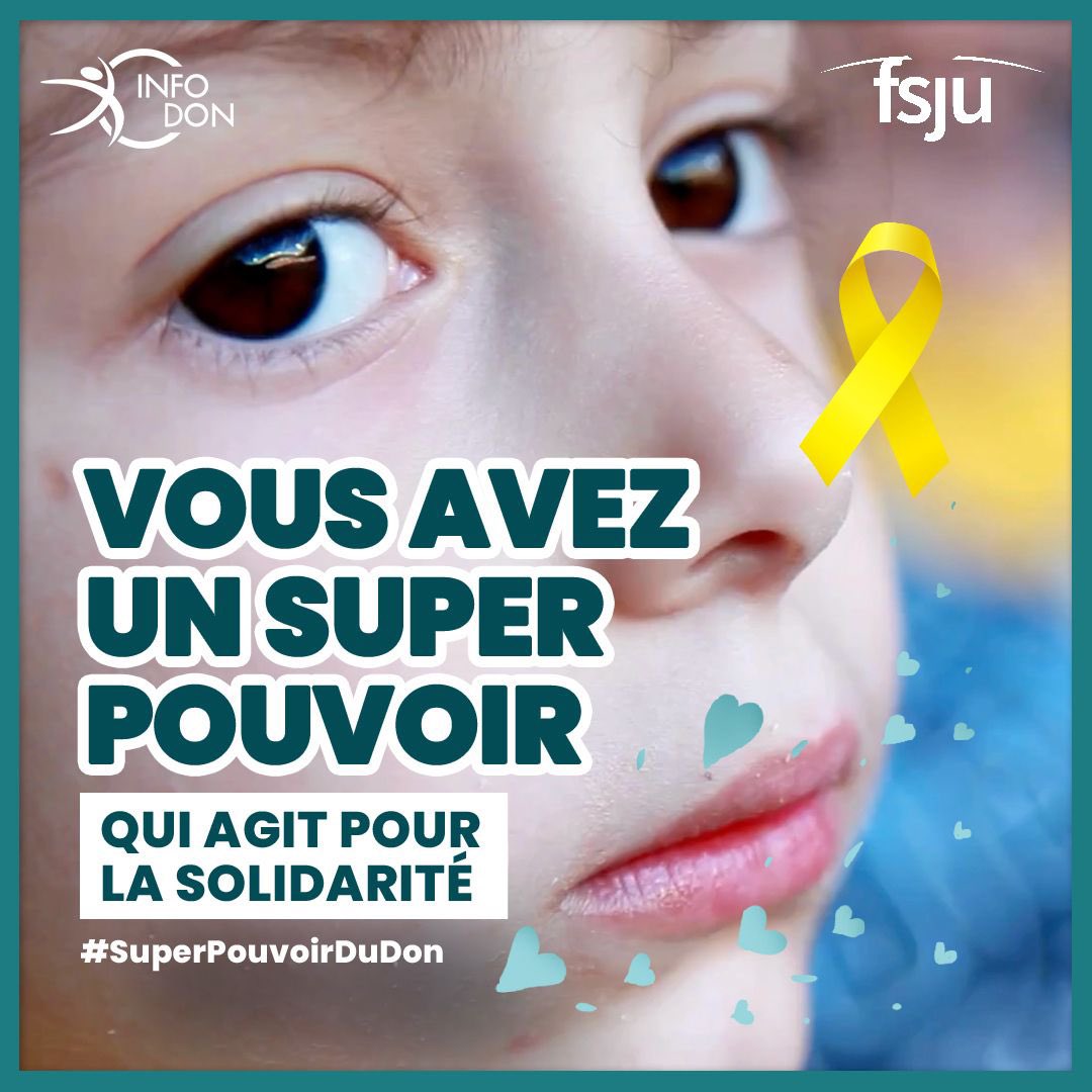 ✨ Chaque jour, nos actions changent des vies. Continuons de nous unir contre les injustices, la précarité et partageons autour de nous le super-pouvoir du don !

🫶 Soutenez le FSJU sur fsju.org 

#SuperPouvoirDuDon #infodon @generosites