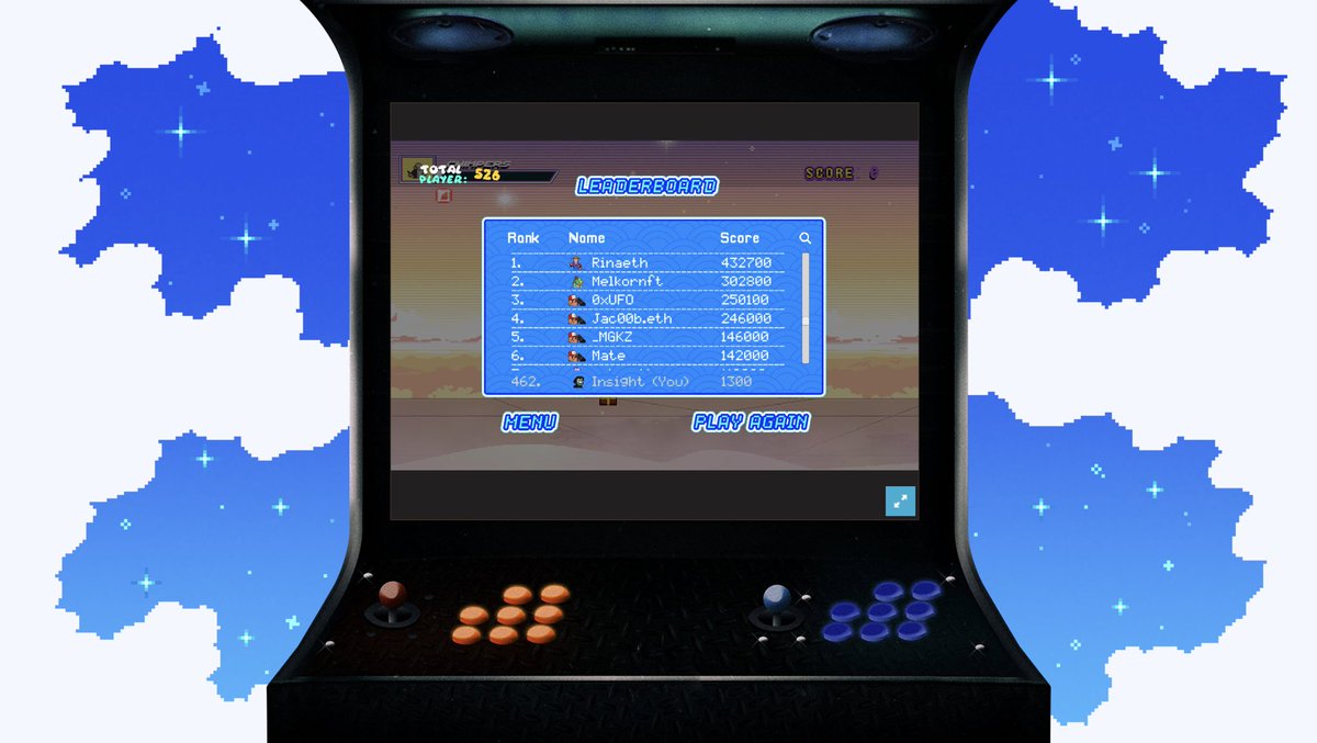 The first week of Dojo Clash was on fire! 🕹️

🔥 Over 700 players
👀 Top rank played 6+ hours
🎁 32 prizes up for grabs 
🏴‍☠️ <a href="/Memeland/">Memeland ❤️ Memecoin</a> joined with 120,000 $MEME

1 week still remains! But which community will come out on top? 🏆

arcade.chimpers.xyz