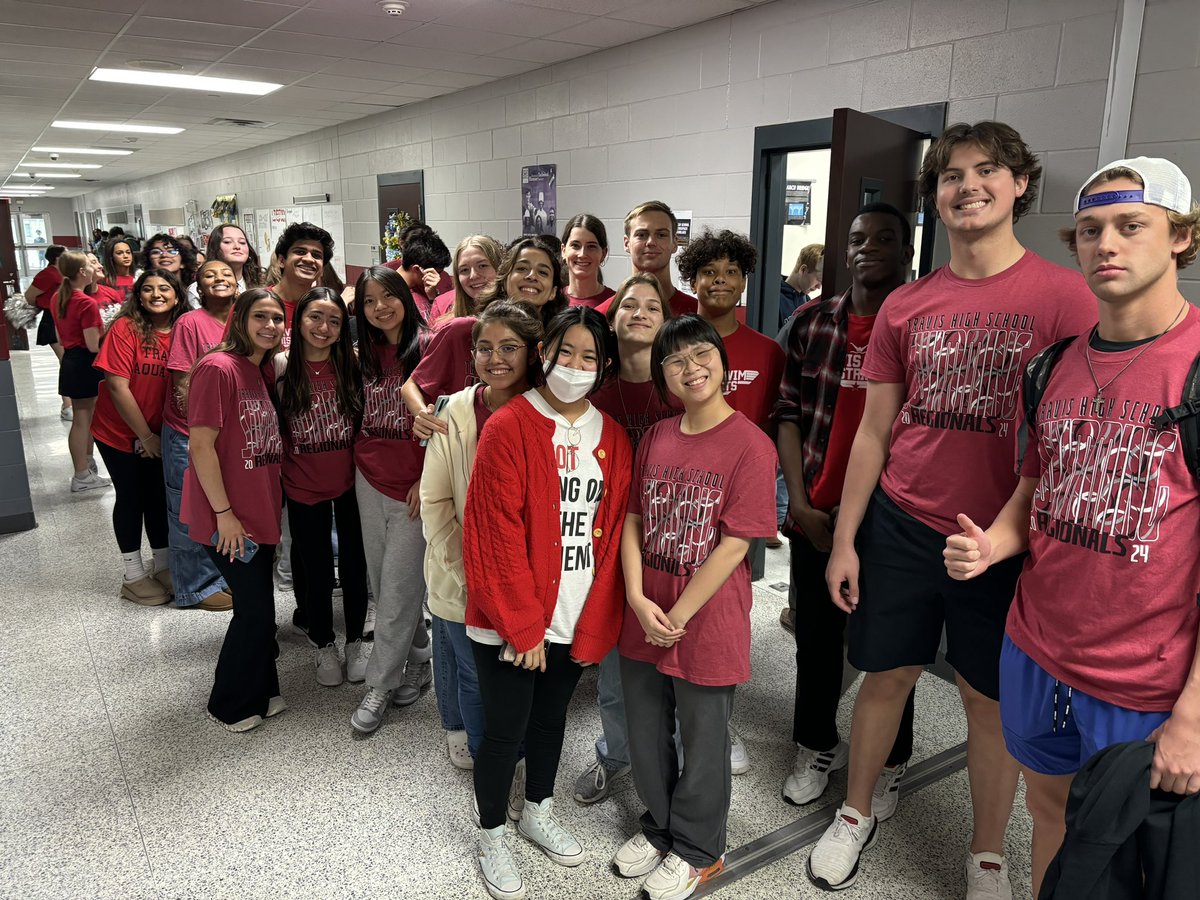 THS_Tigers's tweet photo. Good luck @THS_Aquatics at Regionals tomorrow!!! Swim fast and make some waves! #TheTravisWay #RegionBound https://t.co/YrQHnIxqUx