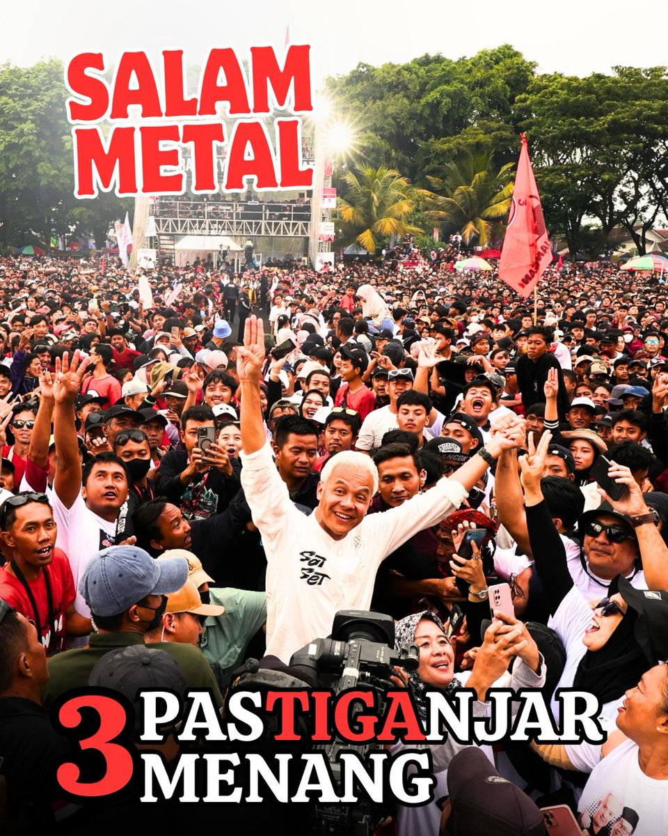 Jelli_cent's tweet photo. Ada berapa banyak foto spt ini?
Ratusan 🤩🤟
Gmn ga ratusan.. sejak awal kampanye Pak @ganjarpranowo sll dikawal masyarakat..
Gegap gempita & bejubel...
Jd gosah pake potosop guys 😉🤟
#YakinPilihGanjar
#GanjarMahfud2024
#GanjarPresidenRakyat
#SalamM3tal
#MenangTotal
💪🤟 https://t.co/IiFfA6RTO6
