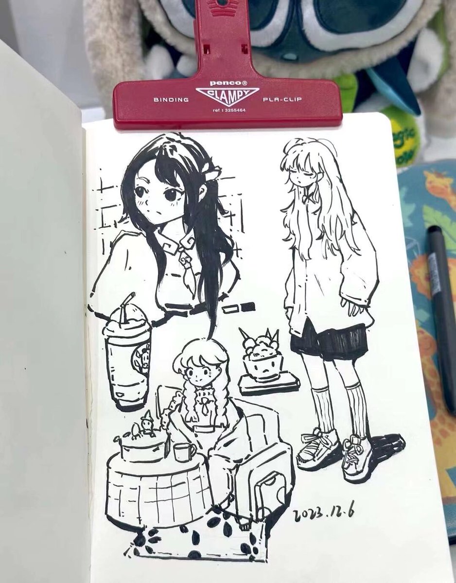 On New Year's Eve, I sorted out my works at home and dug out some comics I had drawn before.