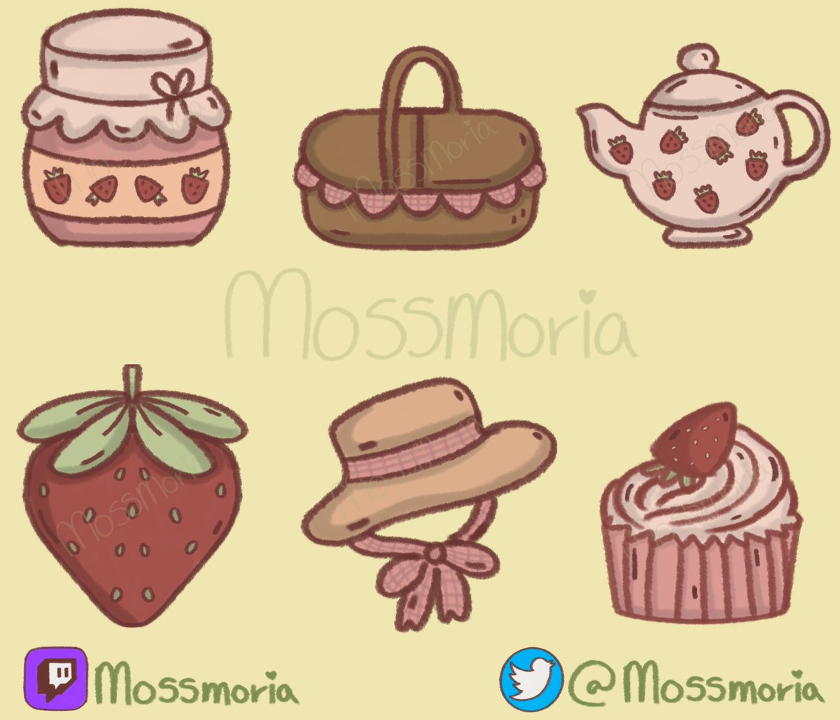 mossmoria's tweet photo. ✨NEW✨Sub badges Live now!! I hope you love them!! Thank you for supporting this lil artist💛 https://t.co/6Lc5a5vWup https://t.co/1KhpDTpgX7