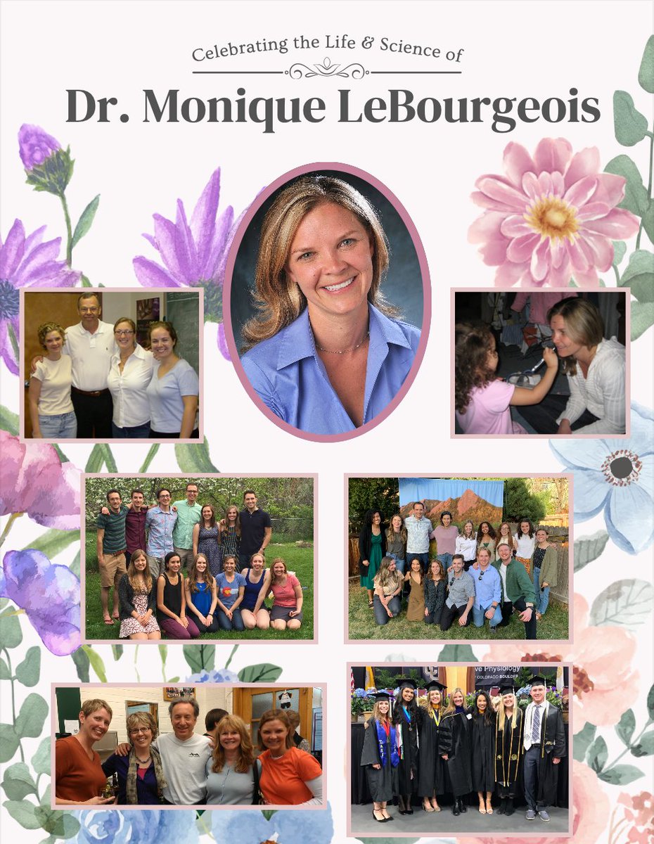 Lauren E. Hartstein, PhD (@laurenhartstein) on Twitter photo This Saturday (2/10), we will be celebrating the life and science of Dr. Monique LeBourgeois. Presentations will begin at 3:00pm MST. Please feel free to join us via zoom at: cuboulder.zoom.us/j/99954717816. 
#SleepPeeps This Saturday (2/10), we will be celebrating the life and science of Dr. Monique LeBourgeois. Presentations will begin at 3:00pm MST. Please feel free to join us via zoom at: cuboulder.zoom.us/j/99954717816. 
#SleepPeeps