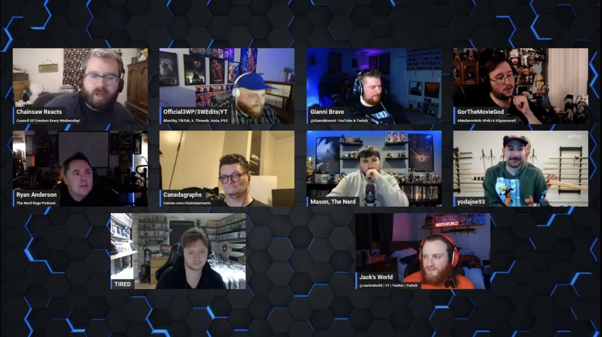 Shoutout to @Official3WP, @DravenMayberry, <a href="/BehindTheKernel/">BehindTheKernel</a>, <a href="/Zoranne_/">jarl zoranne ⚔️</a>, <a href="/LukePonto/">Luke Ponto</a>, <a href="/GianniBravo6/">Gianni Bravo🪐</a>, <a href="/ItsTylerCalvert/">Tyler Calvert</a>, <a href="/JacksWorldYT/">Jack’s World</a>, <a href="/GorTheMovieGod/">YourBoyGor</a>, <a href="/miyagi_joe/">DarthYoda</a>, <a href="/MasonTheNerd/">Mason, The Nerd</a>, <a href="/canadagraphs/">🇨🇦 Canadagraphs 🇺🇦</a>, <a href="/bizzybron/">BIZZYBRON</a>, <a href="/Ryans_Ramblings/">Ryan 'All Day News' Anderson</a>, &amp; <a href="/KyseptK/">Kysept KA</a> for joining Council Of Creators this week!