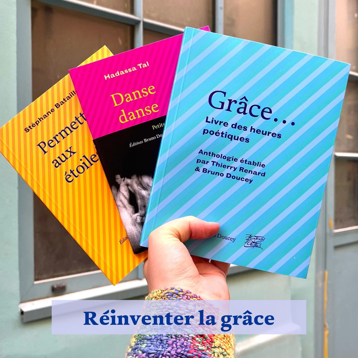 ✨ EN LIBRAIRIE ✨/ En février, on vous propose de réinventer la grâce, avec trois livres à découvrir ici : editions-brunodoucey.com